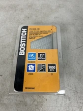 BOSTITCH 1000 PACK  2 1/2" ANGLED 15 GAUGE FN1540-1M FINISH NAILS NEW 9629197