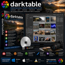 darktable RAW Photo Editor Lightroom Alternative USB CD Window Mac Linux
