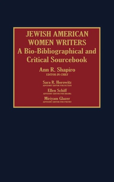 Jewish American Women Writers | A Bio-Bibliographical And Critical Sourcebook-image