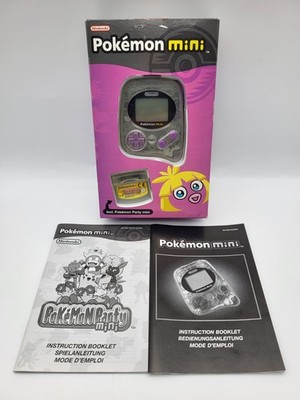 Nintendo Pokemon Mini Lila + Pokemon Party Mini OVP *Blitzversand* Sehr Gut 