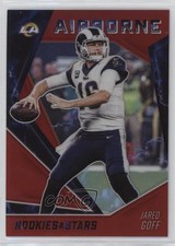 2020 Panini Rookies & Stars Airborne Red 58/75 Jared Goff #AB-12 o7m