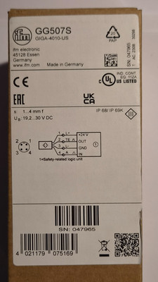 ifm efector110 Induktiver Sicherheitssensor GG507S GIGA-4010-US