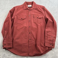 Portuguese Flannel Shirt Mens Large Craftsmen Button Up Long Sleeve Chamois