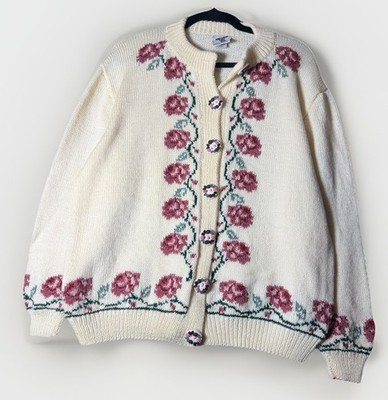 Vintage Bonz Handmade in Australia Wool Cardigan