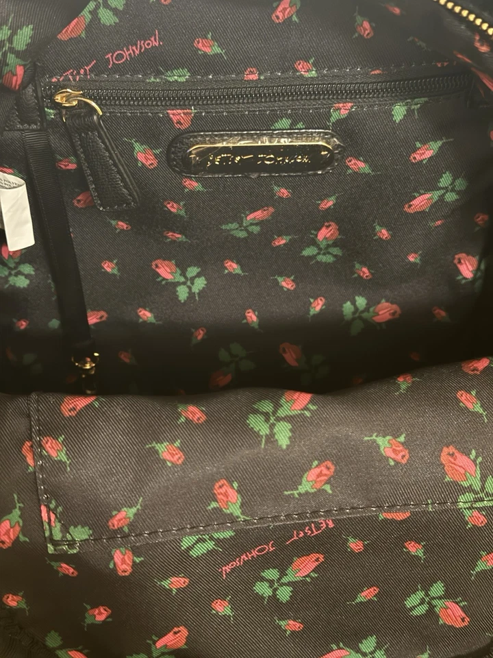 MOCHILA BETSEY JOHNSON TERCIOPELO GRIS GRIS CALAVERA LÁGRIMA Foto 4 de 4