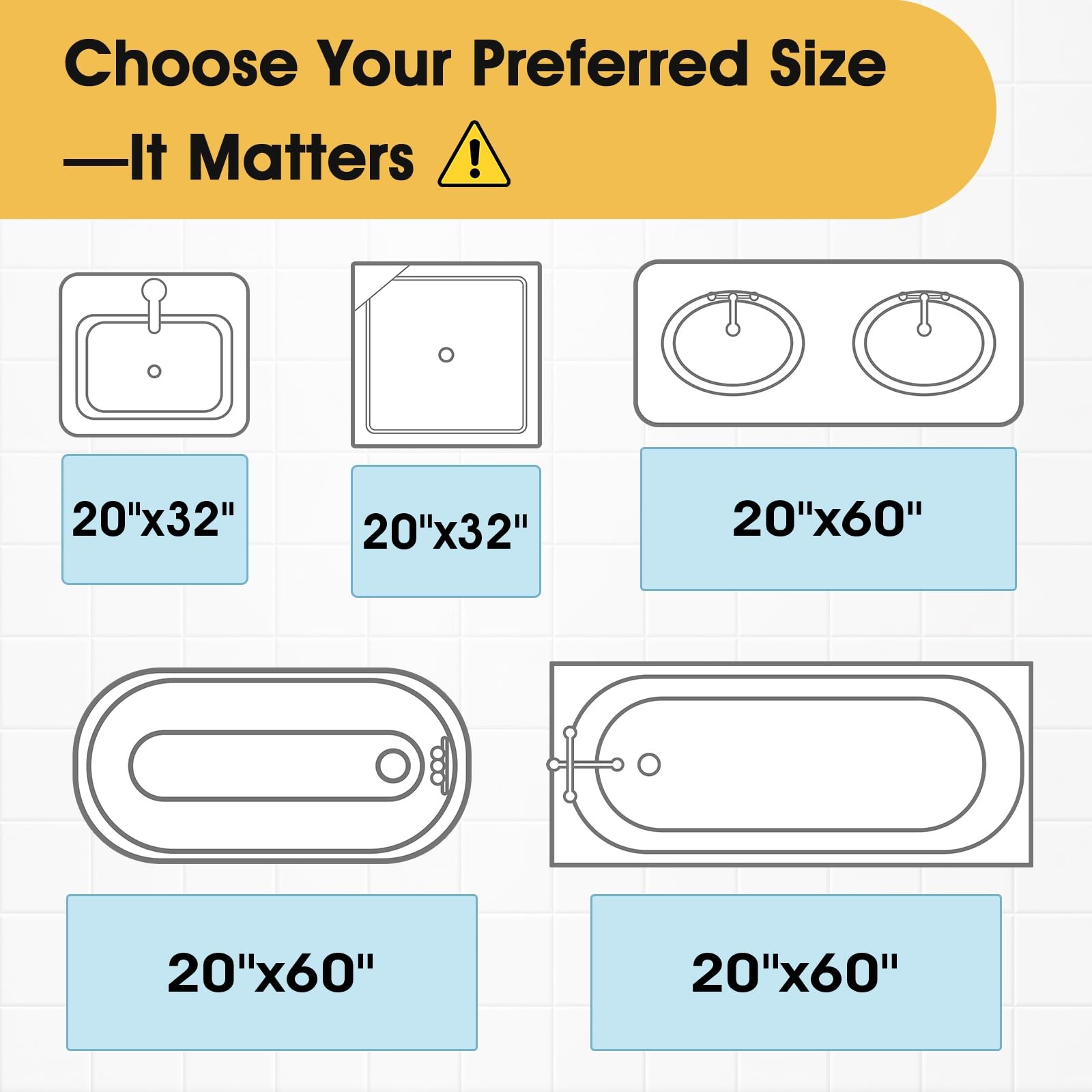 ACCUMTEK Luxury 2-Piece Coral Chenille Bathroom Rug Set 60"x20" + 32"x20"