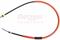 Metzger Autoteile Bremsseil Seilzug Feststellbremse 11.6667 FüR Renault Clio 3