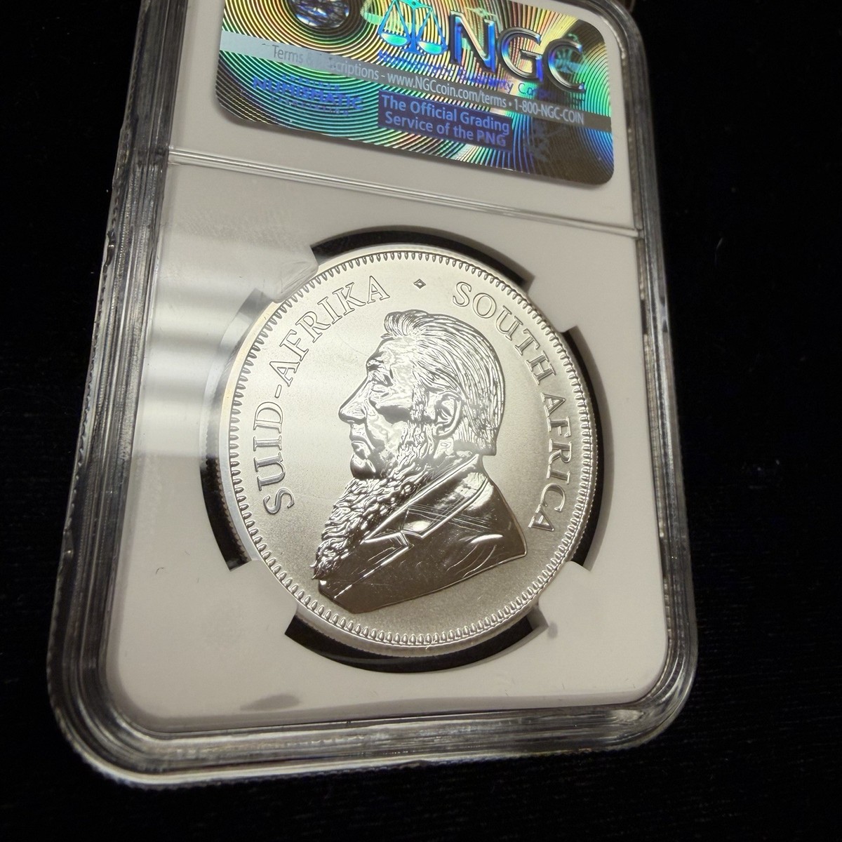 2017 S. Africa 1oz Silver KRUGERRAND 50th Anniversary NGC SP70