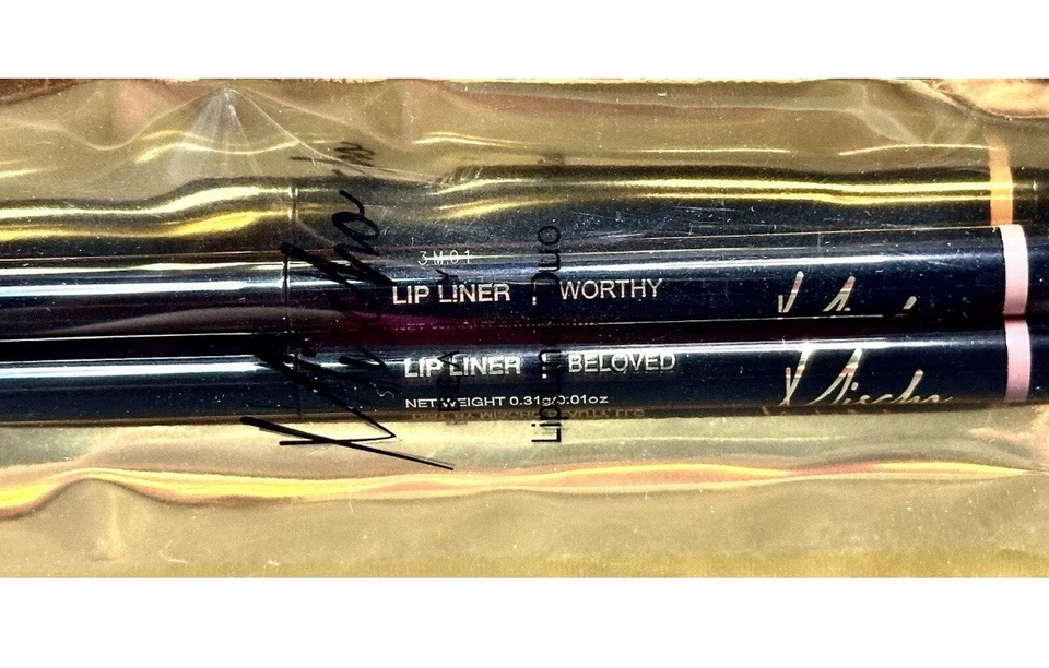 MISCHO BEAUTY AUTHENTIC LIP LINER DUO WORTHY/BELOVED BRAND NEW SEALED REG. $27 - Image 2 of 4