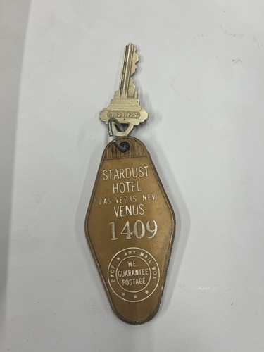 Vintage Sturdust Las Vegas Hotel Room Key 1409