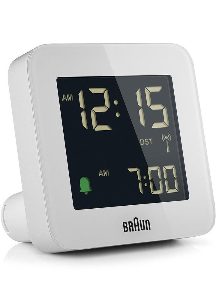 Braun BC09W-DCF digitaler Radio controlled alarm clock 76 x 76 x 45 mm ...