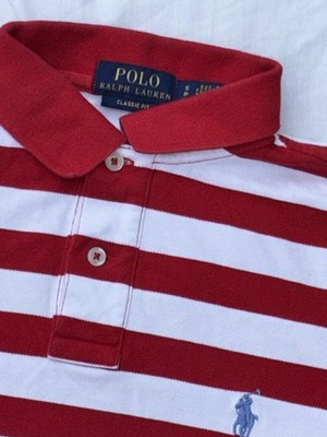 Polo Ralph Lauren Y2K Striped Men's SZ.S Short Sleeve Polo Shirt
