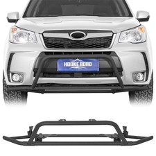 Front Grill Guard Bull Bar Bumper 4 Light Tabs For 2014-2018 Subaru Forester