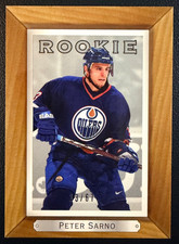 PETER SARNO 2003-04 Upper Deck Bee Hive Rookie Card Silver Parallel RC 13/67. rookie card picture