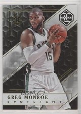 2015-16 Panini Limited Spotlight Gold 12/25 Greg Monroe #126 a3q