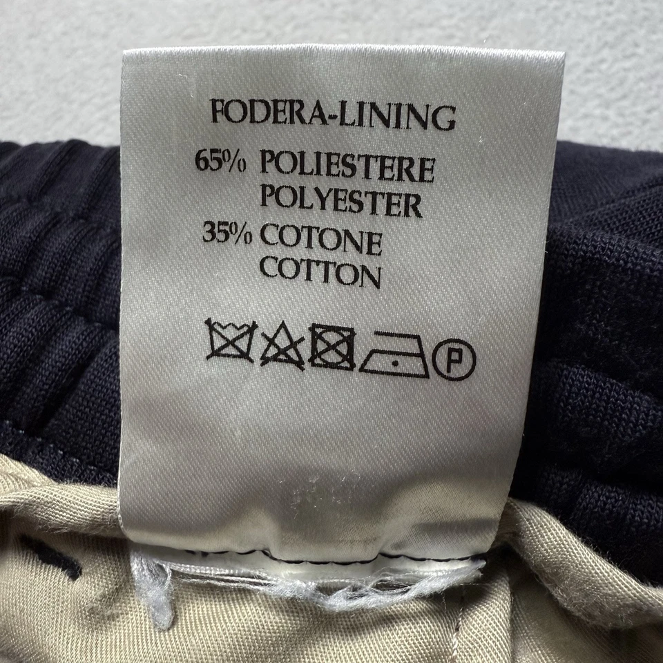 Maurizio Baldassari Pants Mens EU 48 100% Wool Drawstring Sweatpants Italy - Image 4 of 4