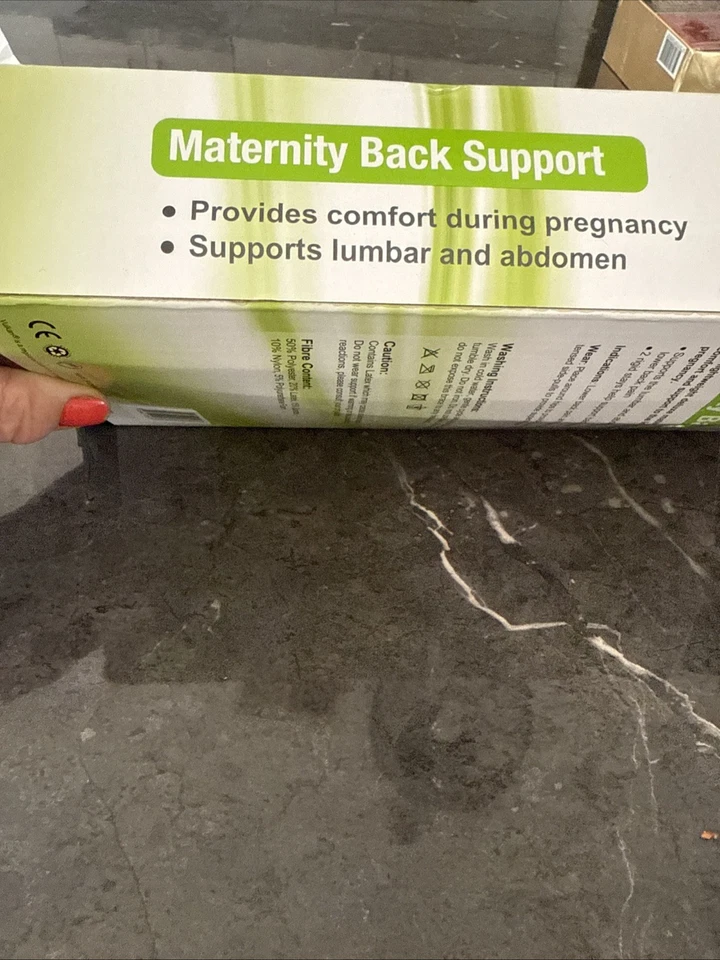 Soporte de espalda de maternidad Vulkan S - M - Beige Foto 3 de 4