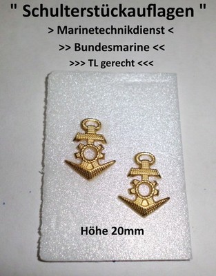 '' 2 Stück    MARINETECHNIKDIENST    ''  SST Auflagen Bundesmarine