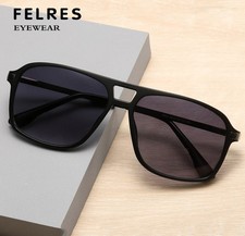 Bifocal Tinted Reading Glasses Men Women Square Outdoor Sunglasses UV Protection