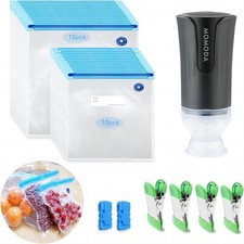 Sous Vide Cooking Bags - Set of 20  BPA-Free Reusable Vacuum Seal Bags with ...