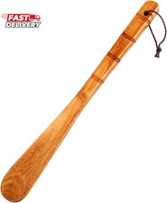 Premium Wooden Shoe Horn, 1 PCS Shoehorns Durable, 13" Long Handle Shoe Horns, L
