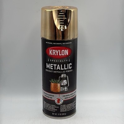 KRYLON K01701A77 Bright Gold Metallic Spray Paint 11 Oz Aerosol NEW