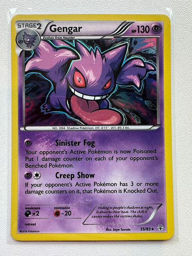 Pokémon TCG: Gengar 35/83 Generations Holo Rare