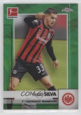 2020-21 Topps Chrome Bundesliga Green Wave Refractor 97/99 Andre Silva #36 0s5s