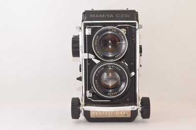 MAMIYA C220 PROFESSIONAL + 80MM F2.8 TWIN-LENS REFLEX CAMERA FROM JAPAN AS IS