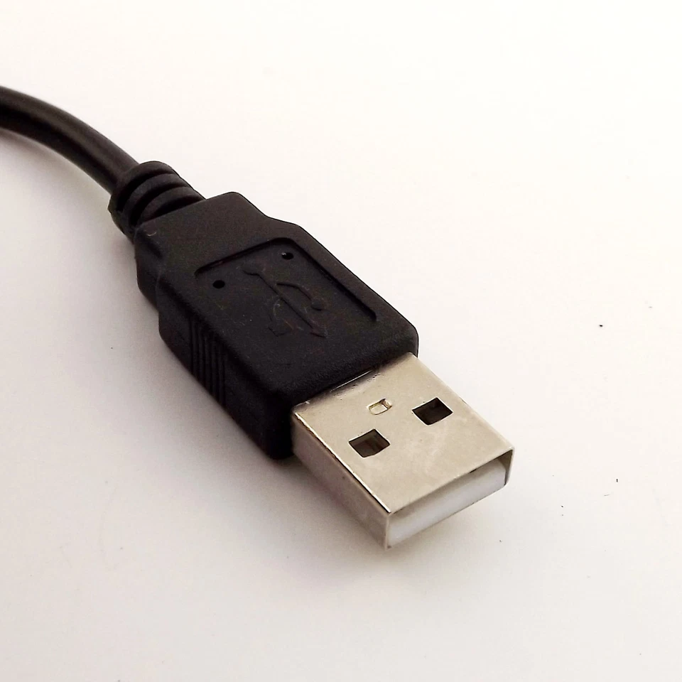 10x1FT Mini USB Male 90 Degree Right Angled to USB 2.0 A Male for Camera Mp4 GPS - Image 4 of 4