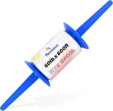 Kite String Spool and Reel Winder - Easy-To-Grip Line Handle with 600 Feet Twist