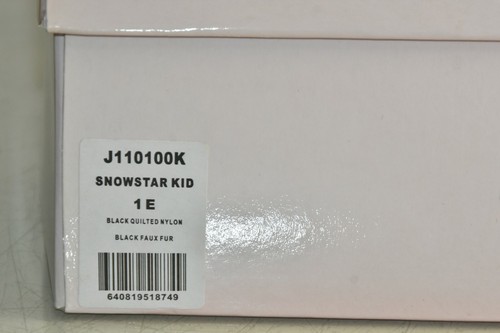 NEU Juicy Couture SNOWSTAR Kinder Mädchen gesteppte Nylon Stiefel Keilabsatz schwarz Fell 1 - Bild 7 von 7