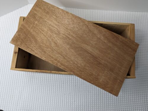 Wooden Advertising Sliding Lid Box Vintage Mid-Michigan Radio Stations RadiOne - Picture 9 of 11