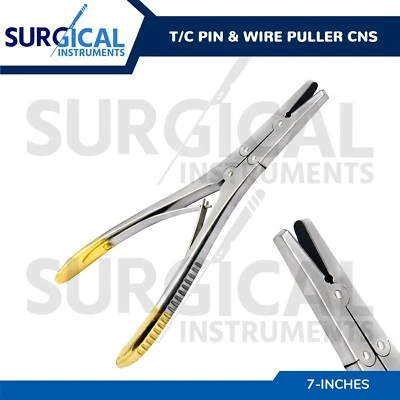 T/C Pin & Wire Puller CNS 7" Double Action Tungsten Carbide Insert German Grade - Photo 1/4