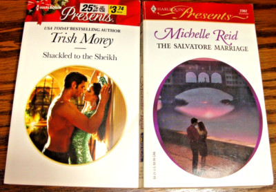 Lot 2) Trish Morey/Michelle Reid Novels (#2) Passion Harlequin Romance Books P17