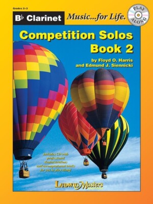 MUSIC...FOR LIFE COMPETITION SOLOS BOOK 2 CLARINET PLAY ALONG BOOK/CD BRAND NEW