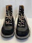 Hunter Boots Men Black Commando Classic Lace Up Leather Size 11 Made In Italy — photo 2