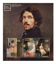 Guyana - 2014 - World Famous Artists -  Sheet Of 3 - MNH