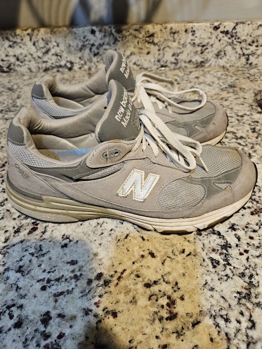 New Balance 993 4E Wide Gray White Mens Size 9.5 Made In The USA