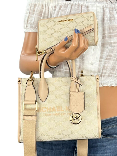 michael kors glitter crossbody