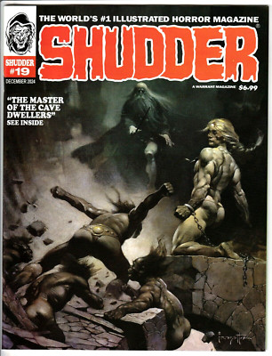 SHUDDER MAGAZINE #19 DEC 2024 NEW UNREAD WARRANT PUBS FRAZETTA COVER