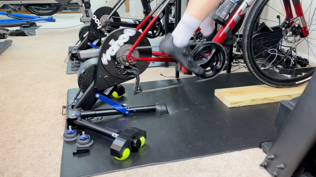 アクセサリー Wahoo KICKR v5 Wahoo Kickr V5/V6 Rocker Plate Feet Movement Stabilizer 3D