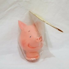 Smiling Pig Head 3 1/2" Doll Craftin 163 30 Hong Kong NOS
