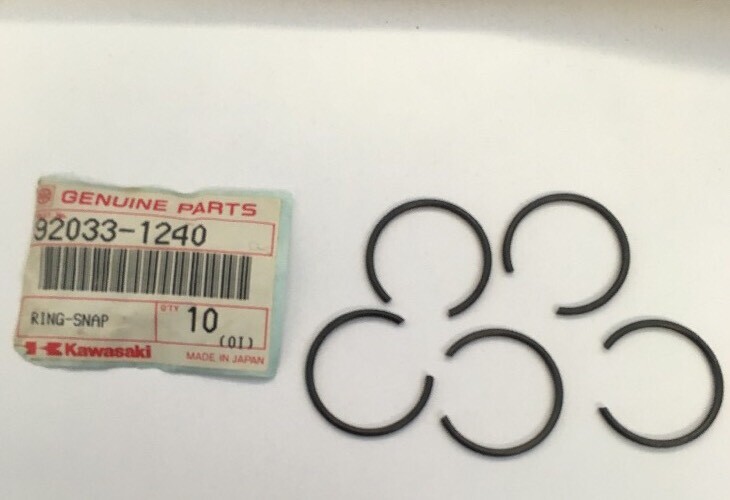 NOS FIVE (5) KAWASAKI RING SNAPS 92033-1240 (QUANTITY 5) OEM | eBay
