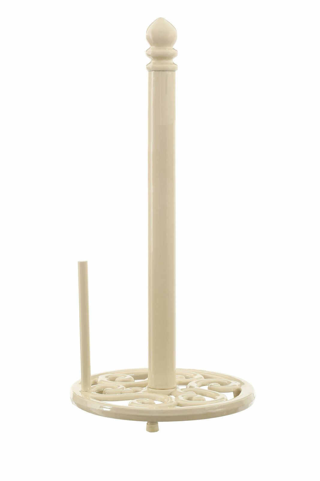 Premier Housewares Cast Iron Kitchen Roll Holder Cream For Sale