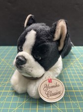 Russ Berrie Yomiko Classics Boston Terrier 17  laying Stuffed Animal