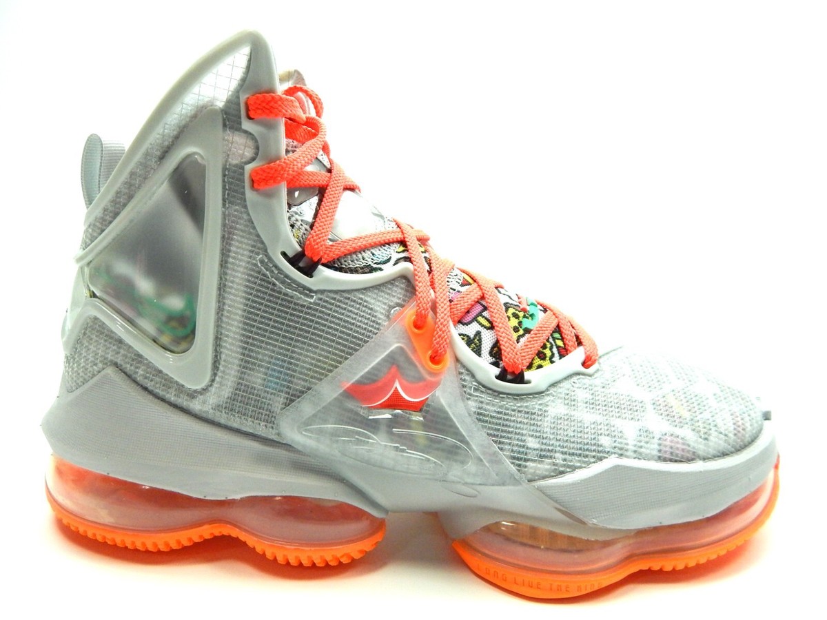 シューズ(男性用) Nike Lebron 19 (GOOD CONDITION) used NIKE LEBRON XIX 19 GREY FOG ROMA GREEN MEN SHOES | eBay