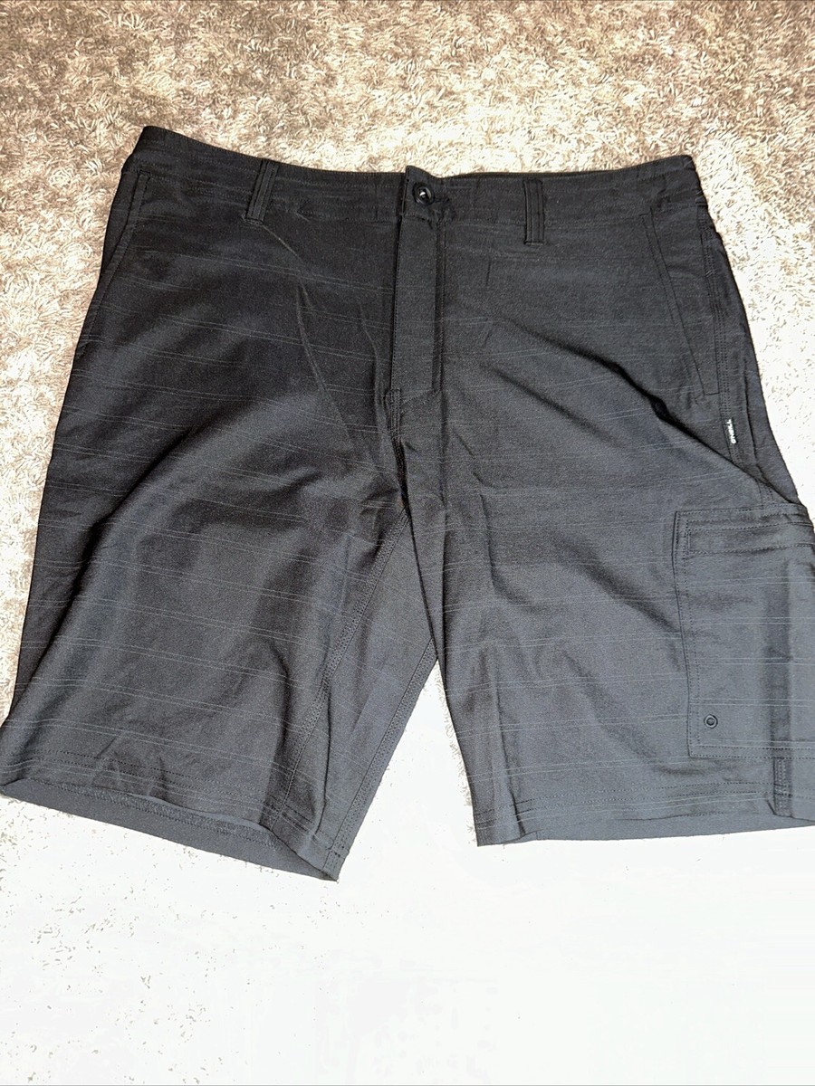 Men's O'Neill Hybrid Shorts Black Size 36 Stretch 10