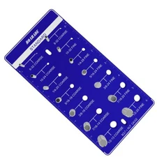 Mini Thread Checker 14 Standard Thread Checker with Metric and Standard Ruler...