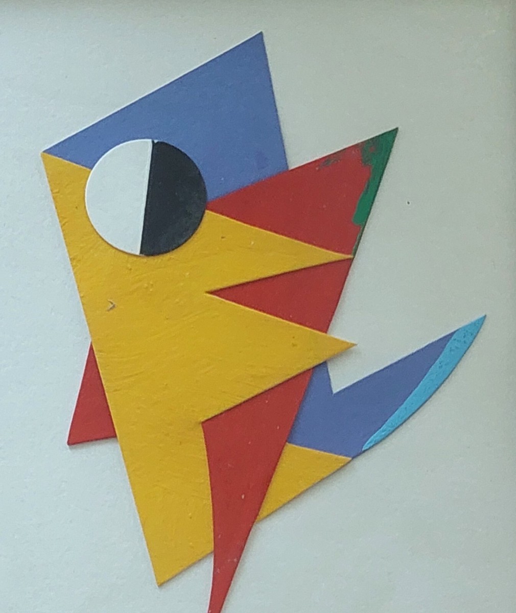 Werner PFEIFFER Signed mixed media and collage, 1985 | eBay